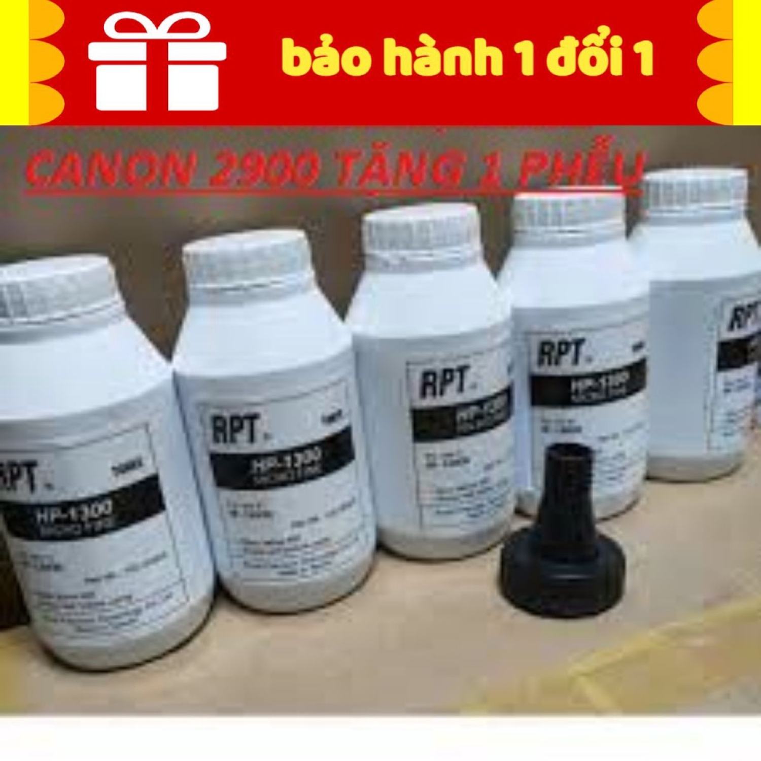 combo 5 chai mực đổ RPT tặng phễu