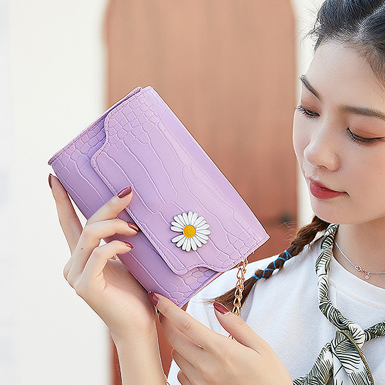 Túi đeo chéo mini hoa cúc xinh xắn D873