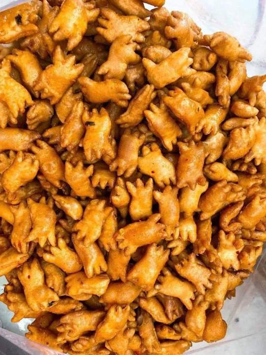 1KG Snack bánh ba khía cay mặn
