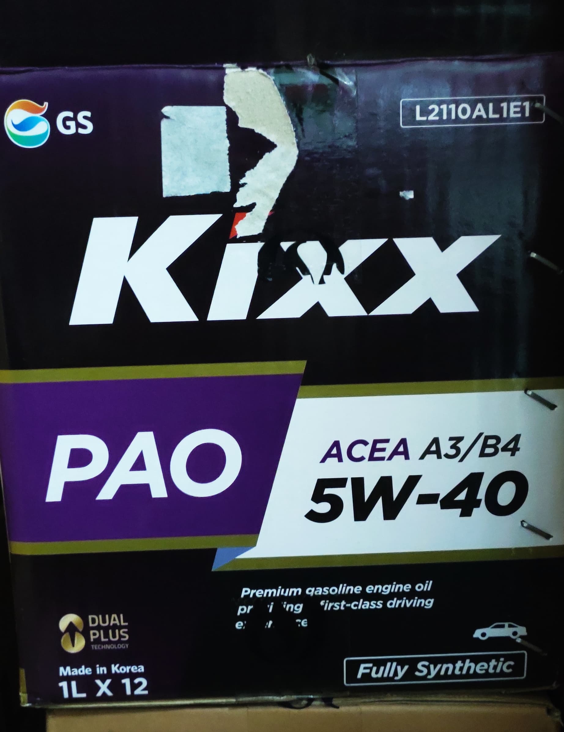 NHỚT KIXX PAO- 5W40- 1L