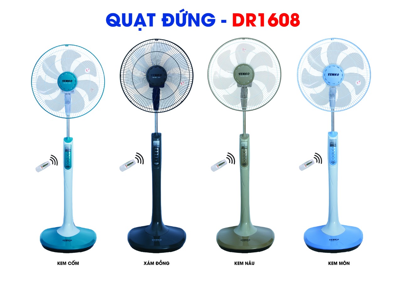 Quạt đứng điều khiển từ xa SenKo DR1608