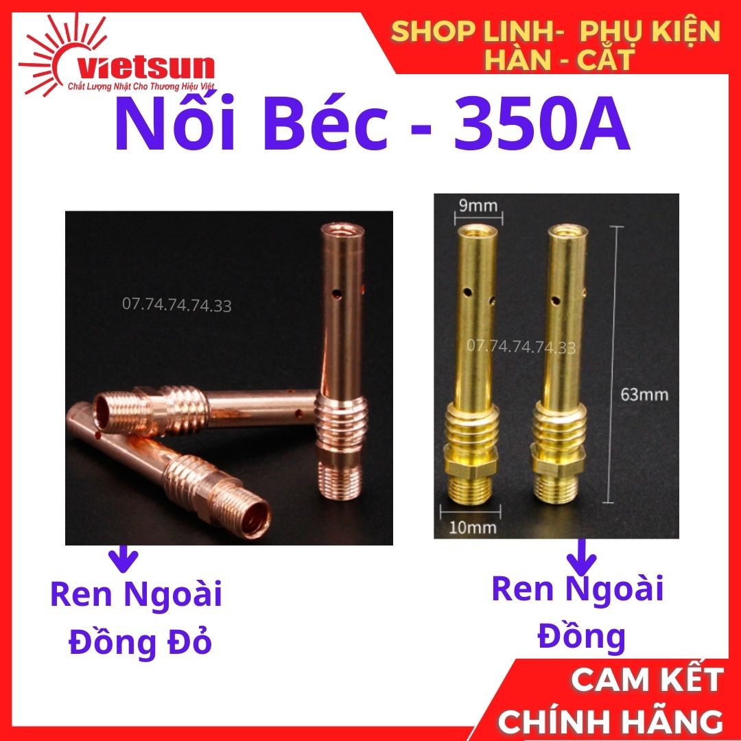 Nối Béc hàn Mig kiểu Pana 200A 350A 500A