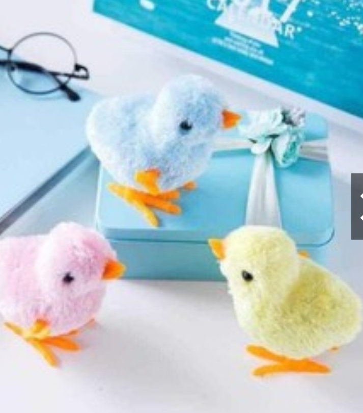 Gà con vặn cót biết chạy cho bé- Loại to lông đẹp
