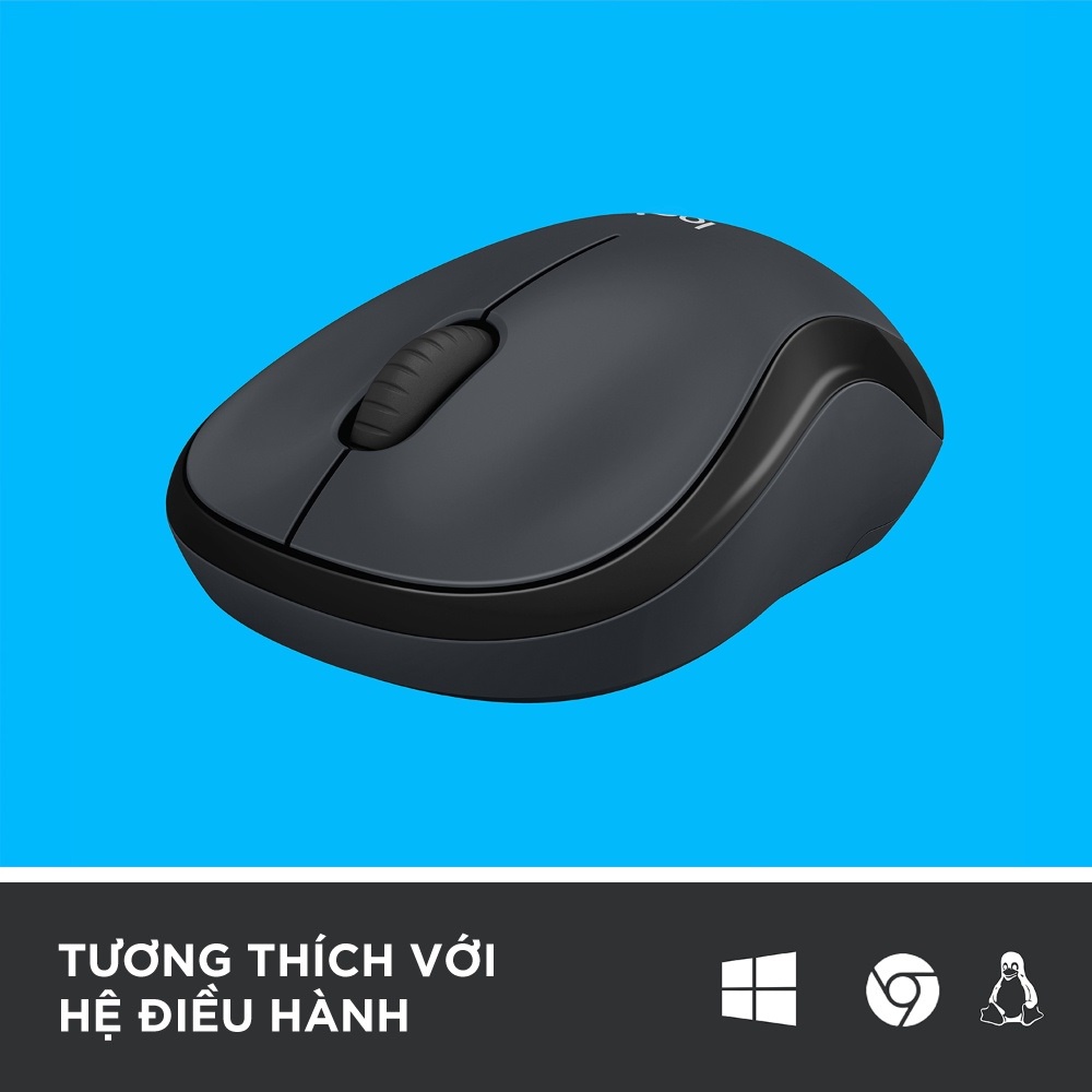 Chuột Không Dây Logitech M221 Silent ( không tiếng ồn ) - Hàng  bảo hành 36 tháng
