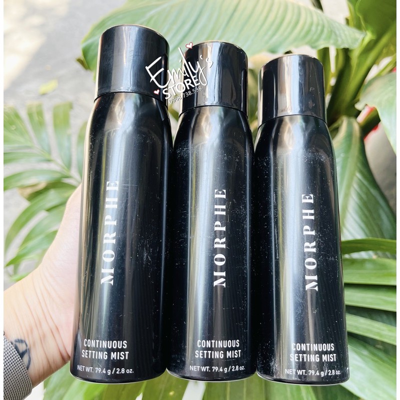 [Thanh lý] Xịt khóa make up MORPHE CONTINUOUS SETTING MIST