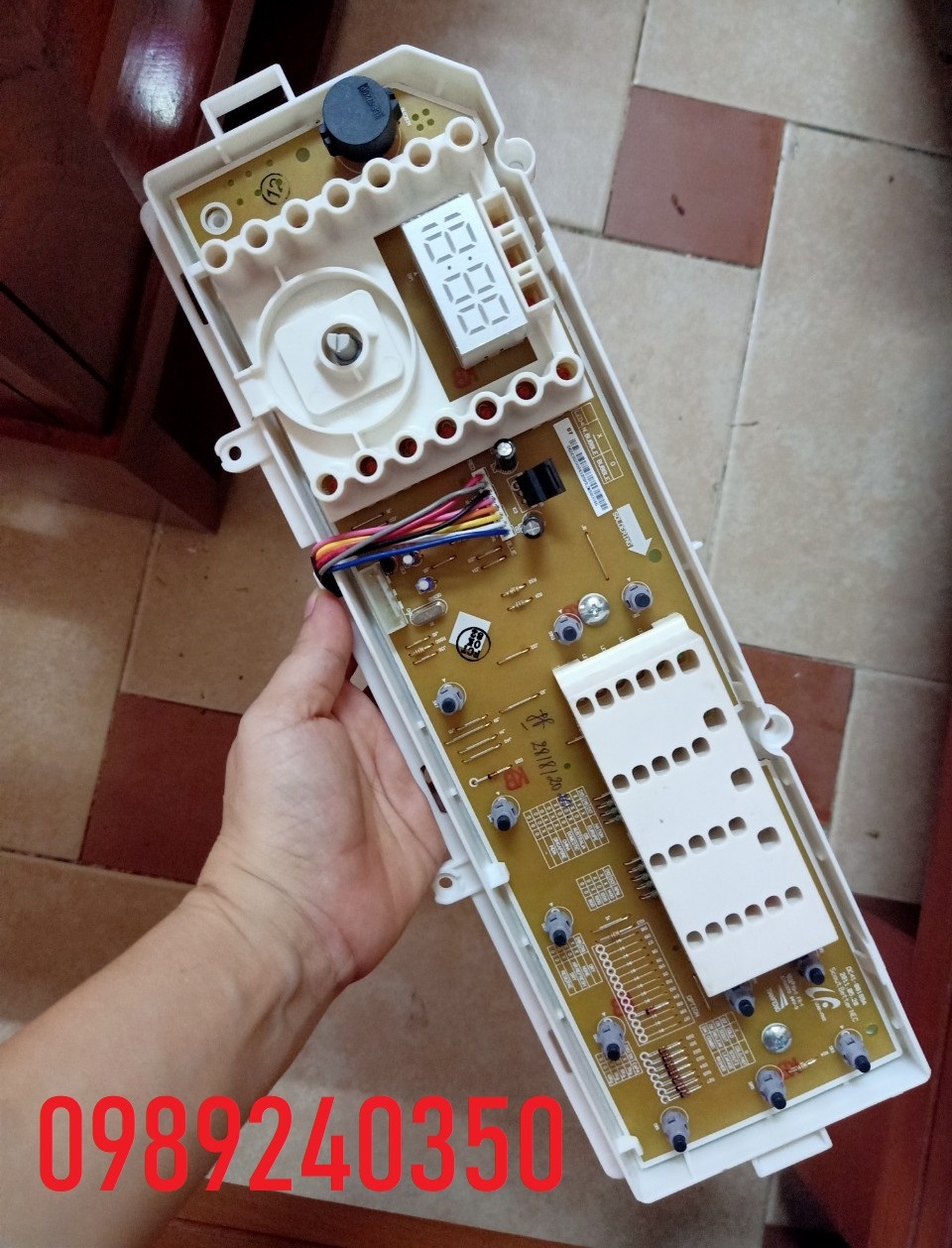 Bo mạch hiển thị máy giặt Samsung WF0794W7E mới chính hãng