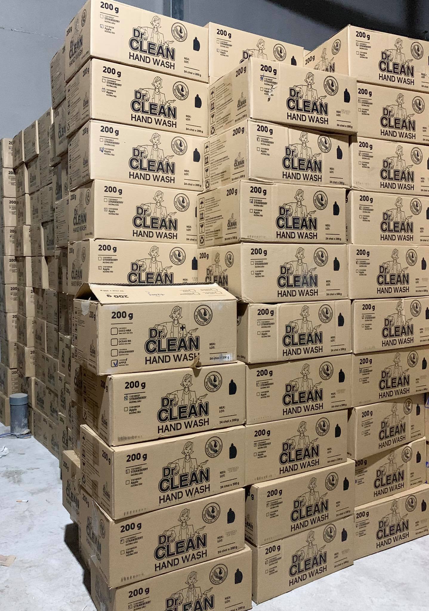 NƯỚC RỬA TAY DR CLEAN HƯƠNG TÁO