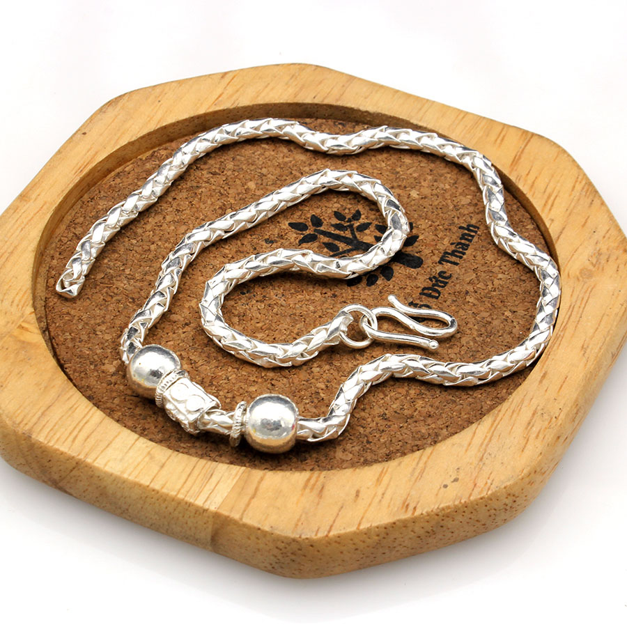 Dây Chuyền Trẻ Em Bạc Hiểu Minh DTE044