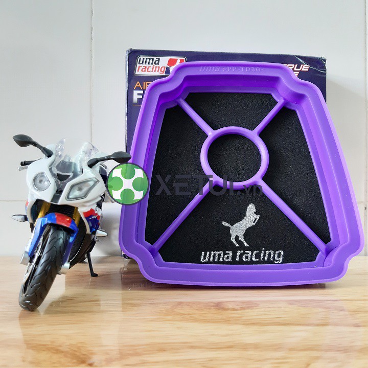 Lọc gió uma racing độ cho exciter 150 chính hãng