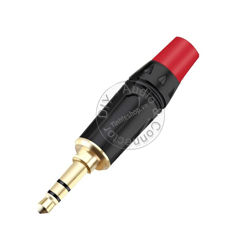 Jack 3.5 stereo cỡ nhỏ cho dây 4mm 1 chiếc - Đầu hàn 3.5mm