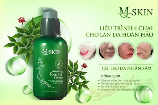 (mẫu cũ) SERUM TÁI TẠO DA NHÂN SÂM MQSKIN( hàng chính hãng cty)
