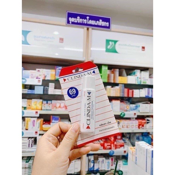 Kem Chấm Mụn,Kem Xẹp Mụn Clinda_m Thái Lan