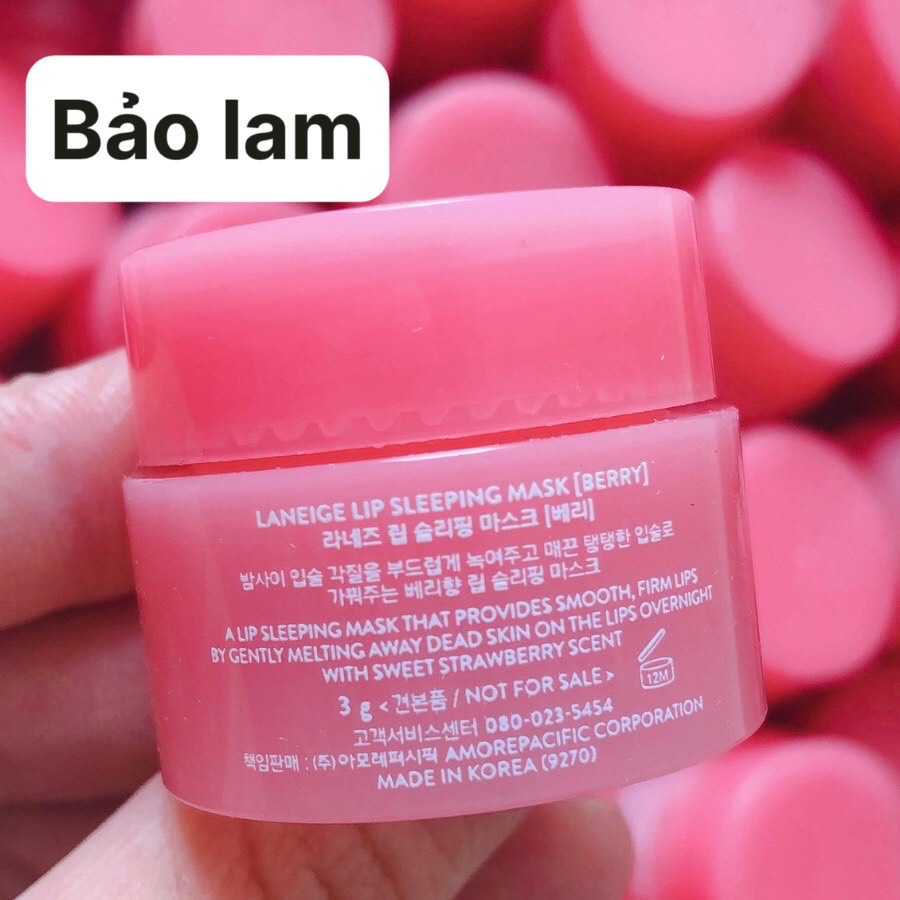 Mặt nạ ngủ môi laneige 3g mini size