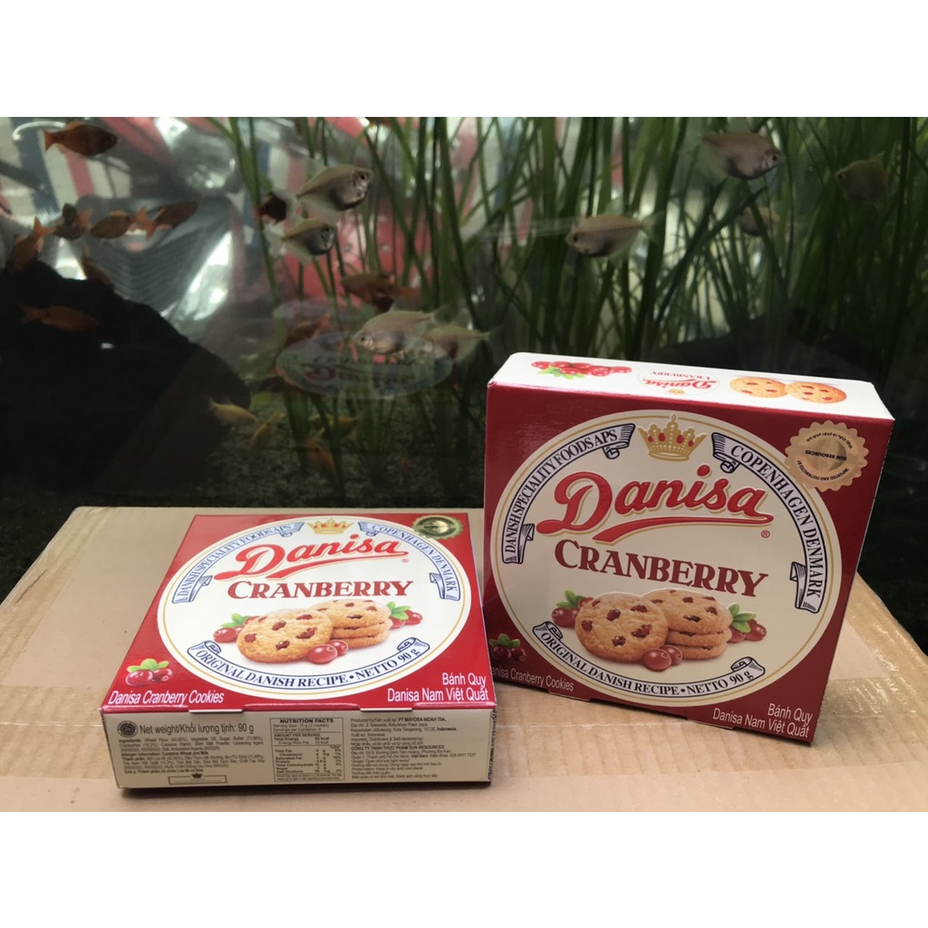 Bánh Quy Bơ Danisa Nam Việt Quất (Hộp 90g)