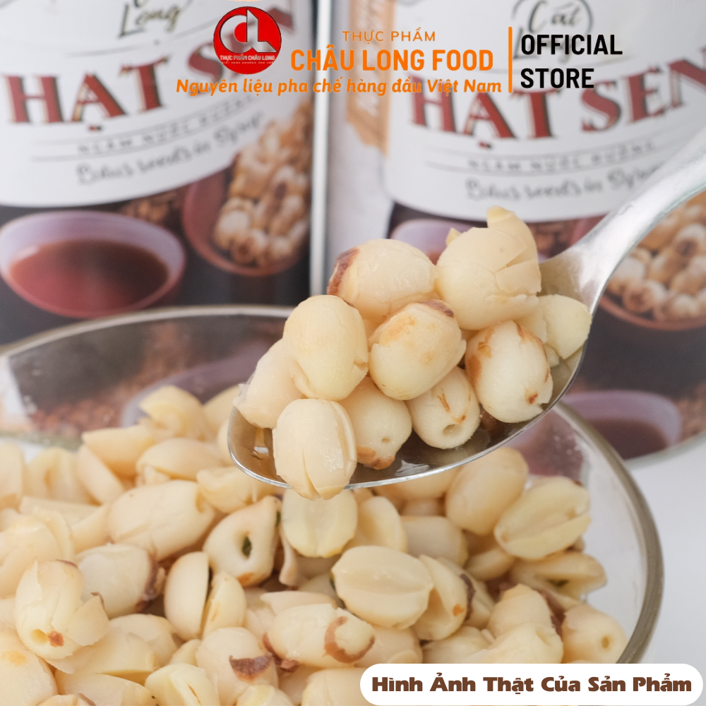 Hạt sen nước đường Cát Long 565gr ngọt bùi