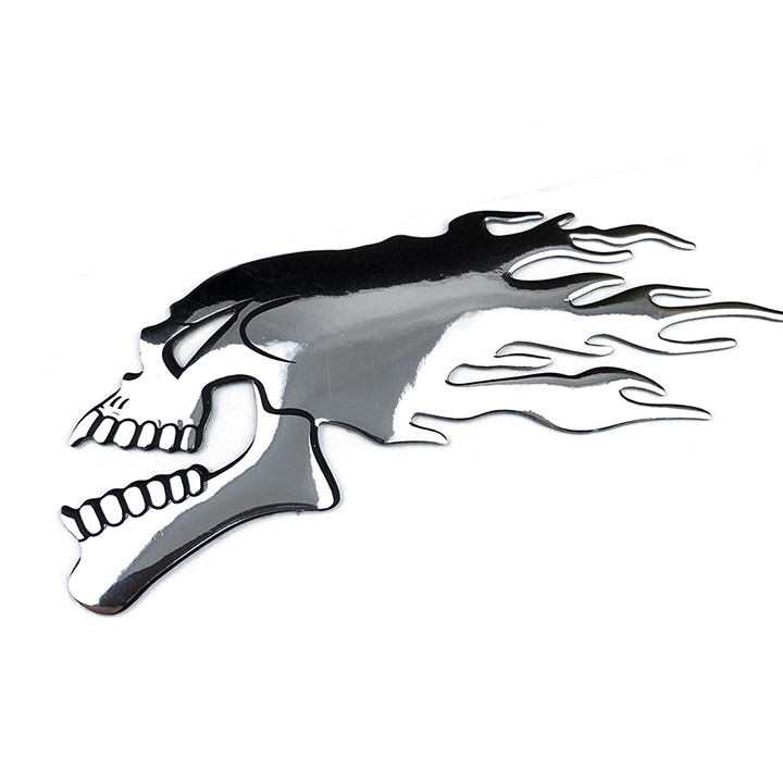 [HCM]Tem Đầu Lâu Lửa Trang Trí Xe Máy [ 1 Chiếc ]