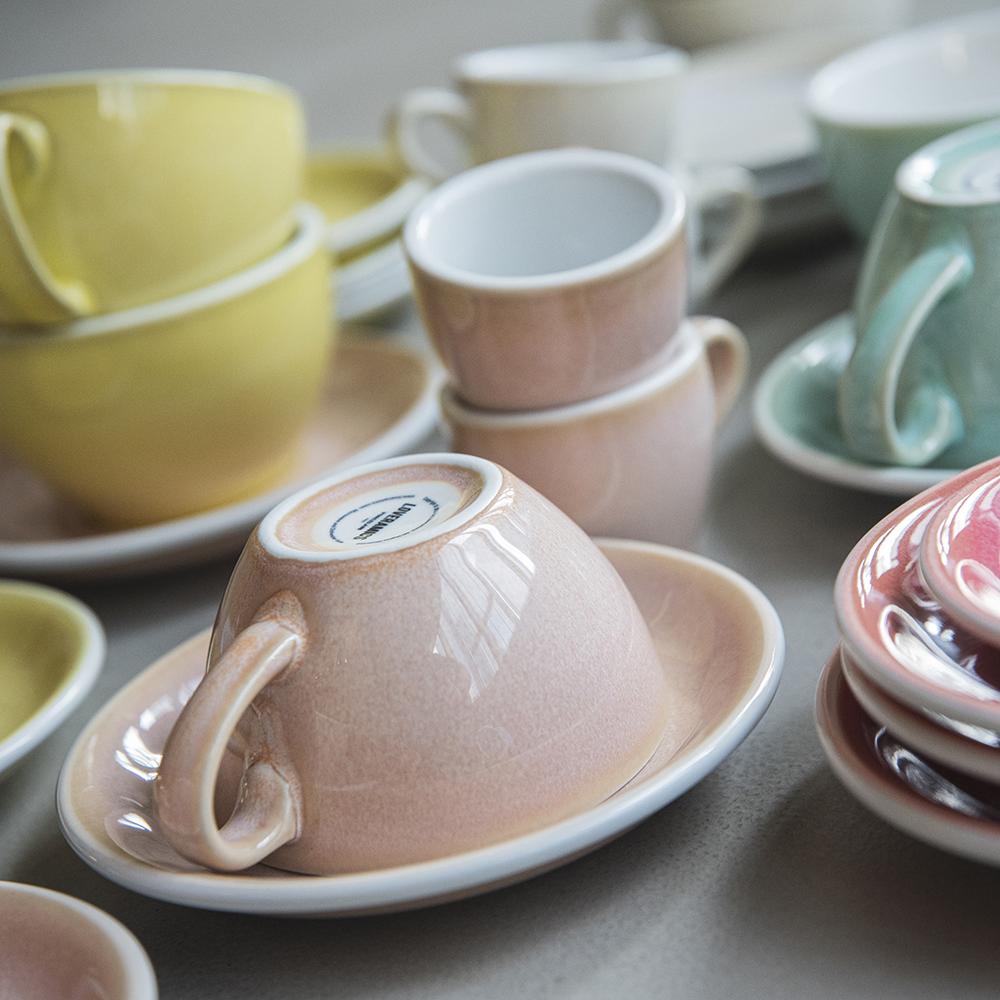 Ly Cà Phê Egg 80ml Espresso Cup & Saucer (Màu Potters) - Loveramics