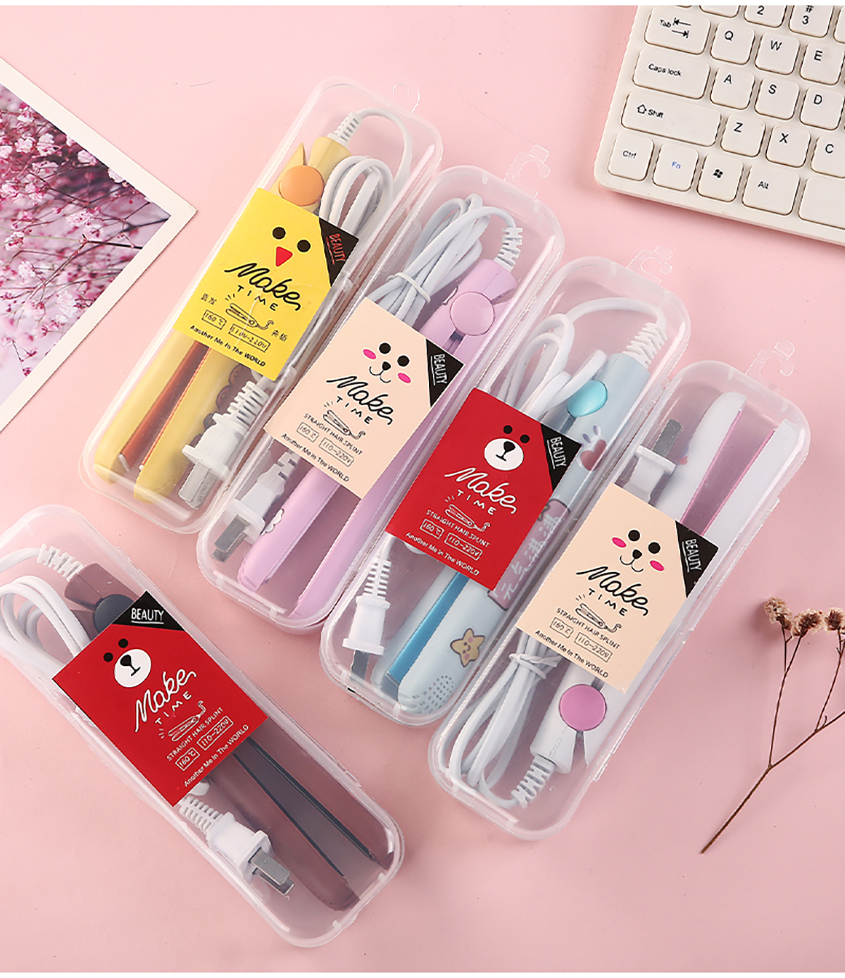 Máy duỗi tóc mini 2in1 Time Maker - Máy duỗi tóc mini máy uốn mini - Máy duỗi thẳng và uốn cúp giá rẻ dễ sử dụng - Bảo hành lâu dài. - Lamdepdeal