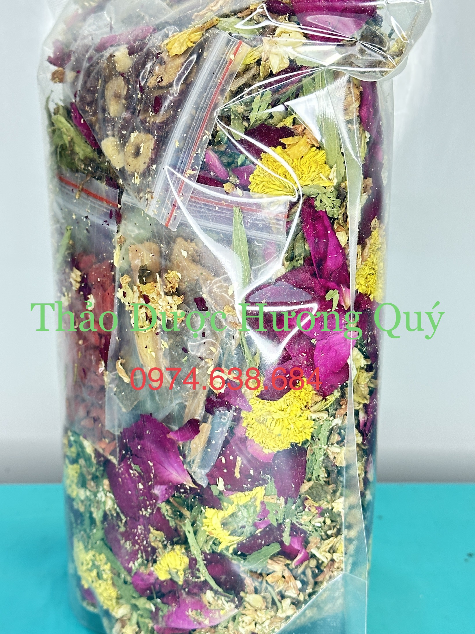 500g Trà Sâm Quế  7 Vị (Bổ thận, Mát gan, Tiêu mỡ)
