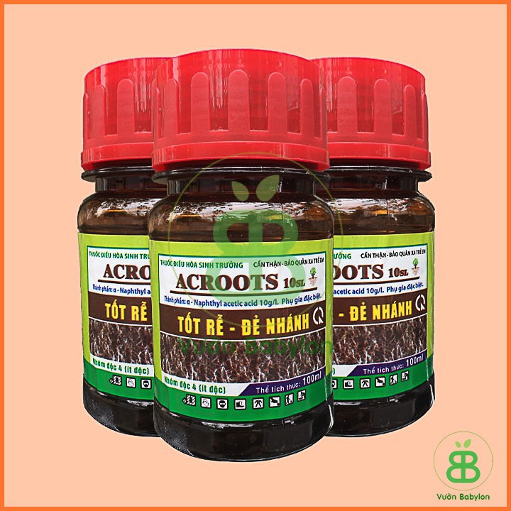 ACROOTS 10SL (NAA) Tốt Rễ Đẻ Nhánh - Chai 100ml