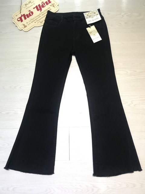QUẦN JEANS ỐNG LOE mix đồ cực chất