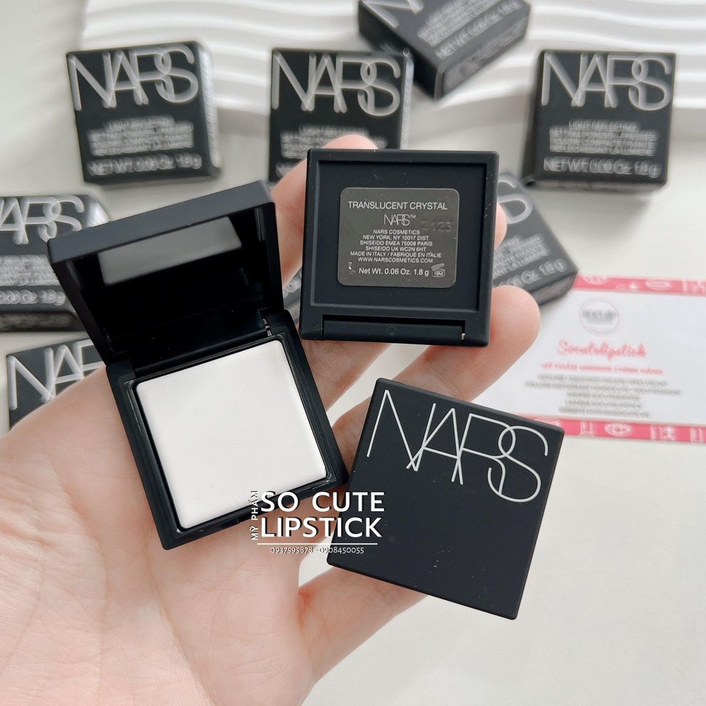 Minisize Phấn Phủ Dạng Nén NAARS Light Reflecting Setting Powder Pressed Translucent Crystal 1.8g