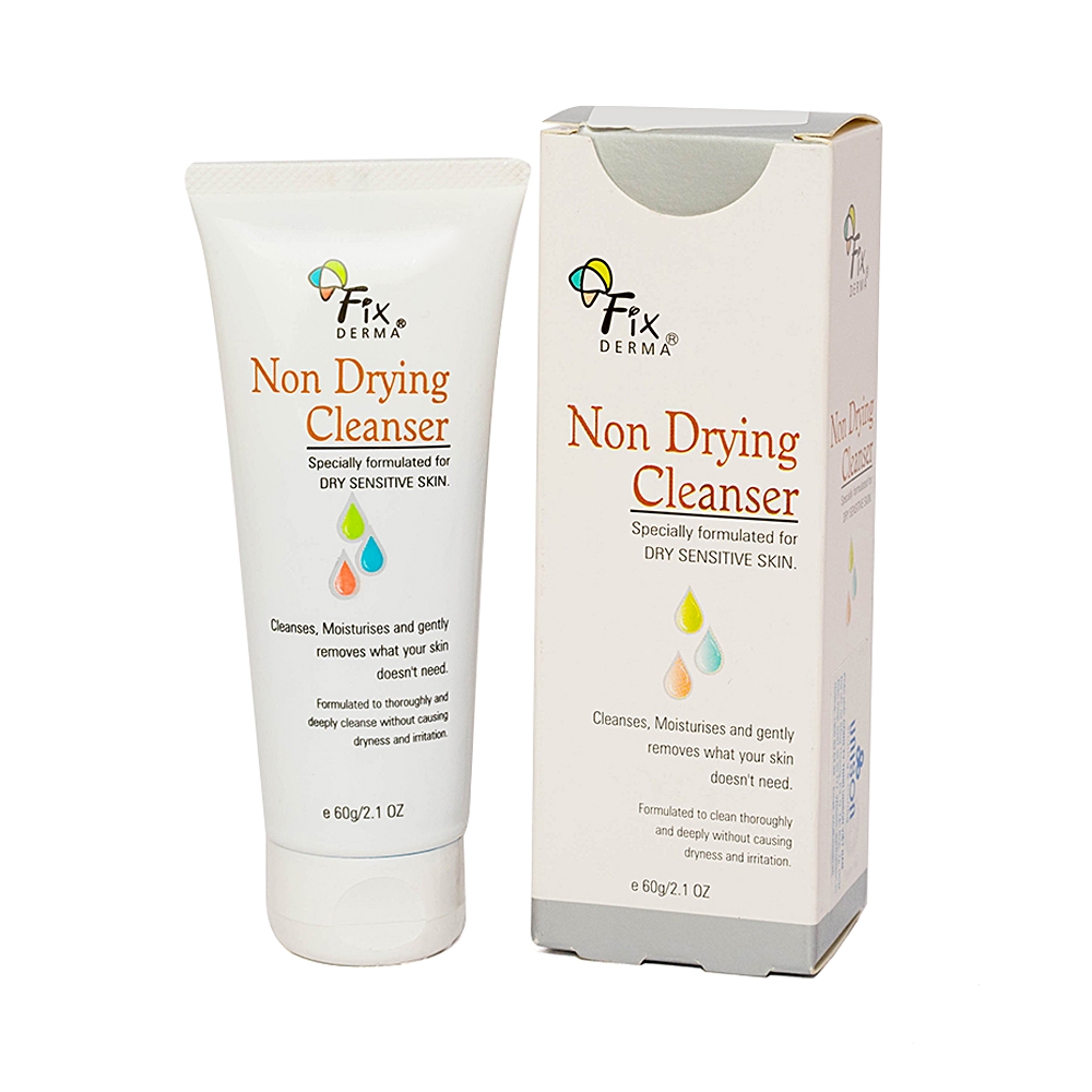 Fixderma Non Drying Cleanser sữa rửa mặt cho da nhạy cảm 60g