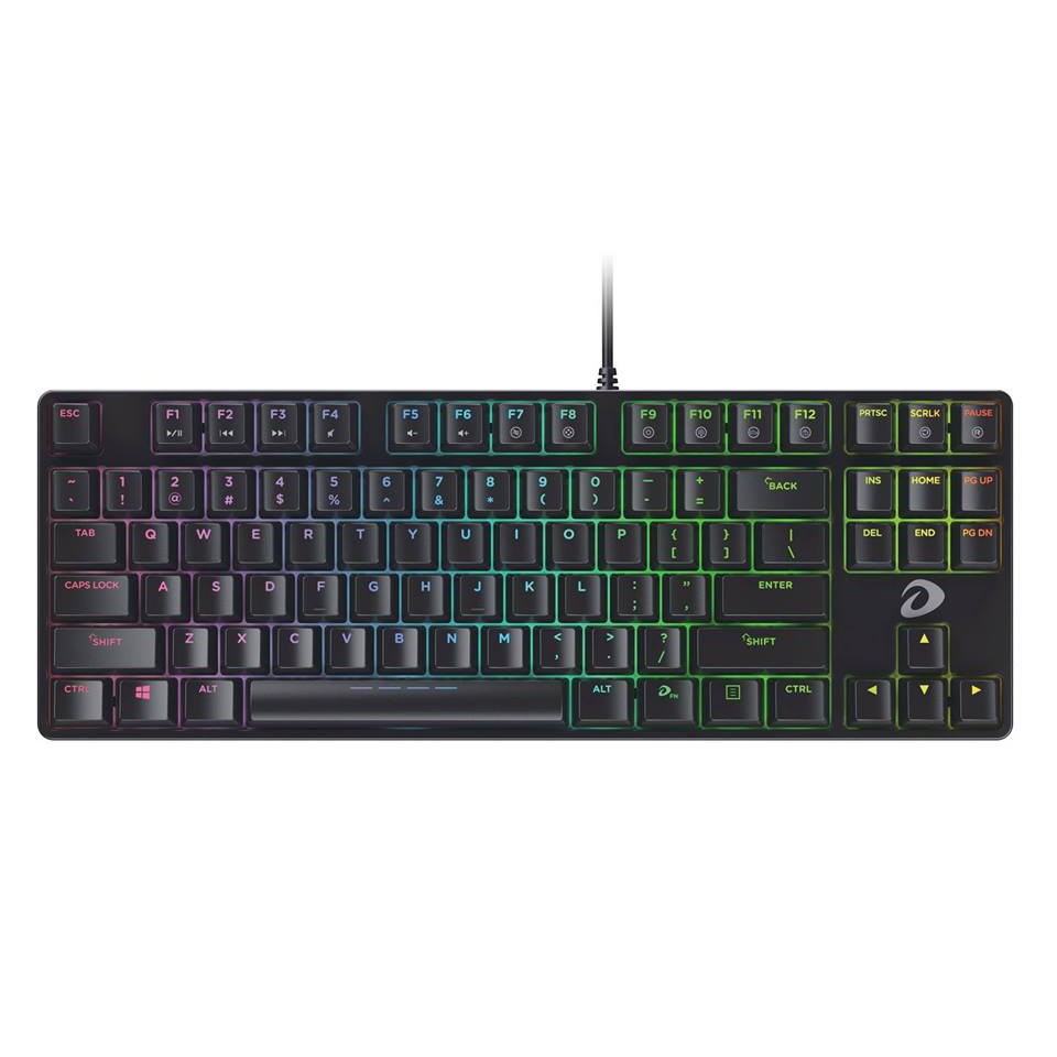 Bàn phím cơ Gaming DAREU EK880 87KEY (RGB, Blue/ Brown/ Red D switch)