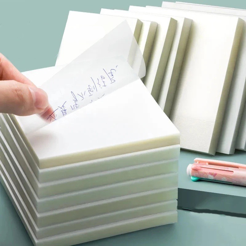 Giấy note trong suốt 3x3 - Giấy nhớ trong suốt chống nước