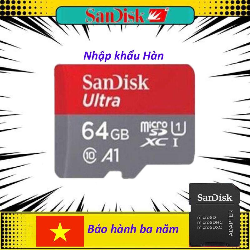Thẻ Nhớ MicroSDXC SanDisk Ultra 64GB 100MB/s (New)
