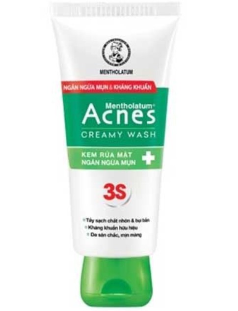 Kem sữa rửa mặt ngừa mụn Acnes 50g