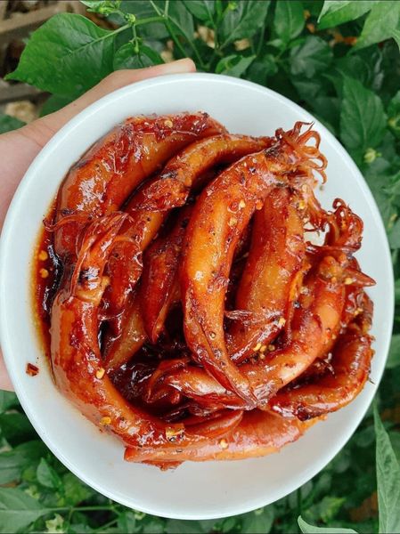 Đặc sản Mực sữa rim đậm chất riêng biệt Bình Định-