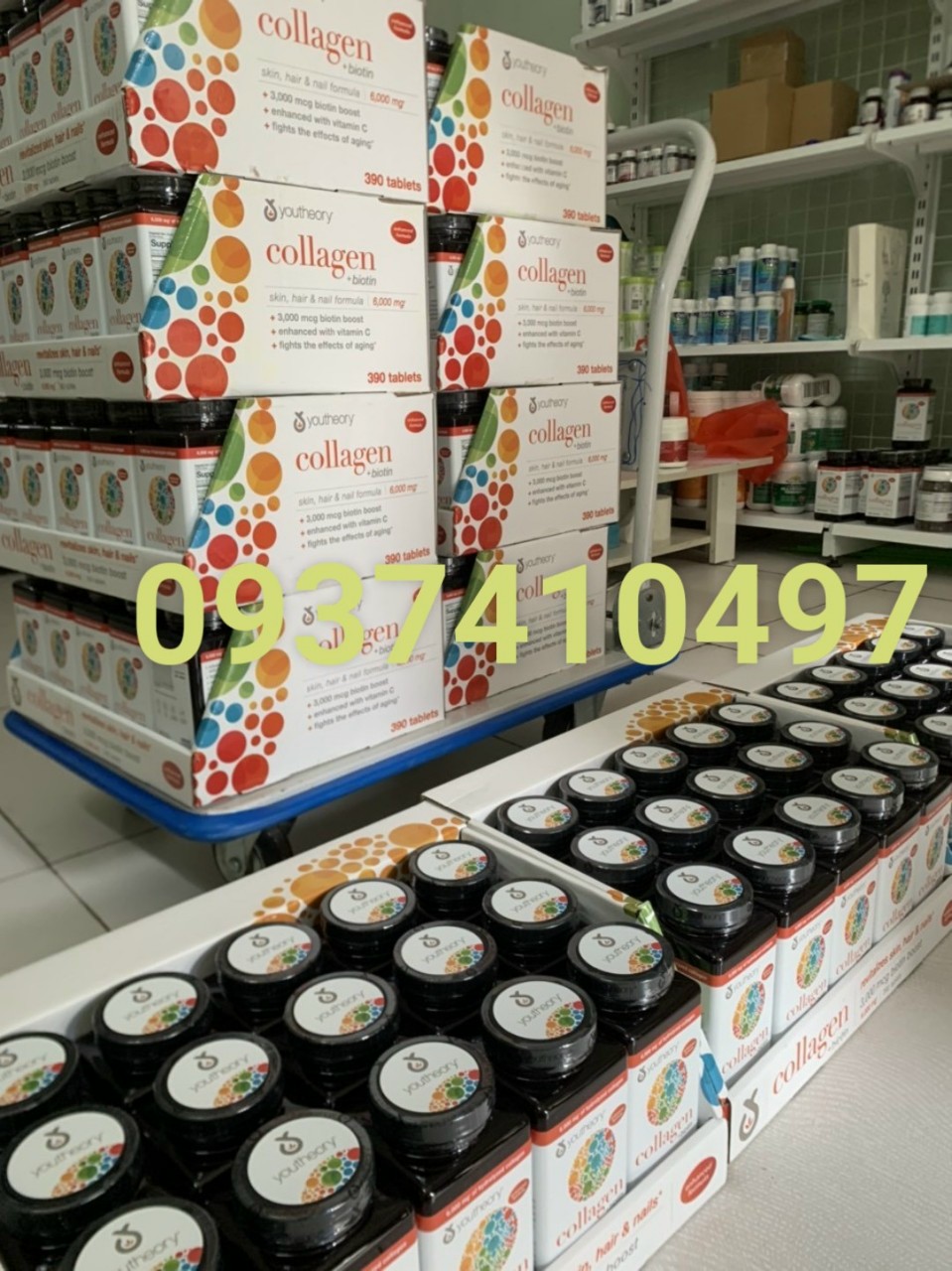 Collagen 390 viên collagen Youtheory Advanced Type 1,2&3