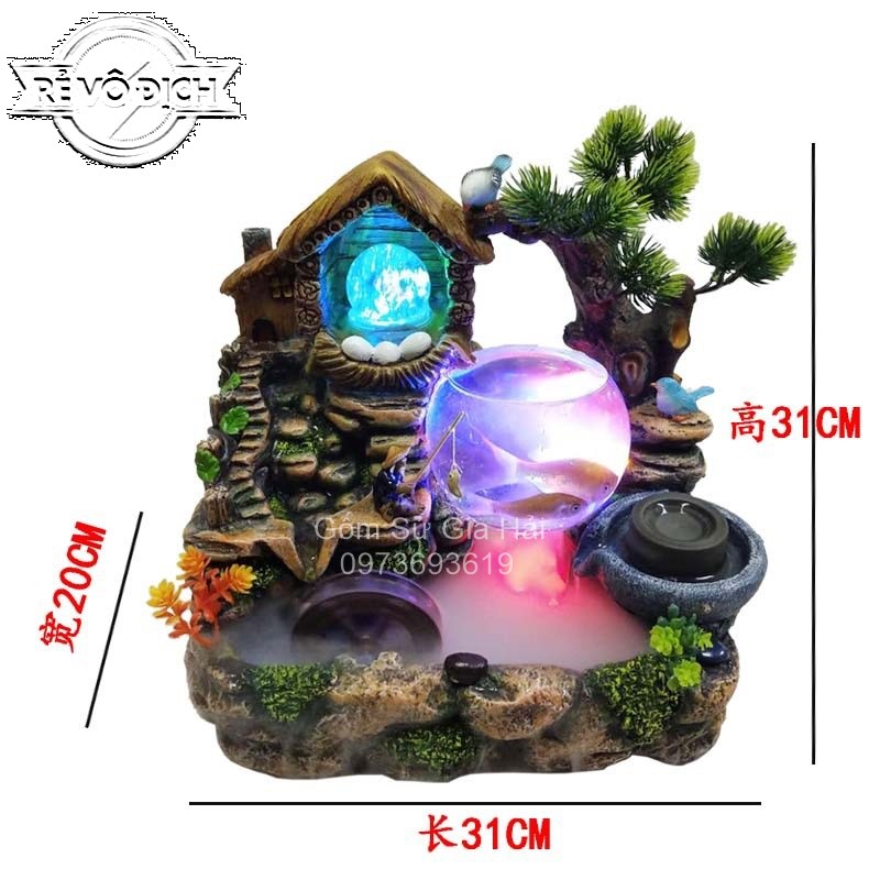 Thác nước phong thuỷ Tổ chim - Tổ Ấm - Hạnh phúc