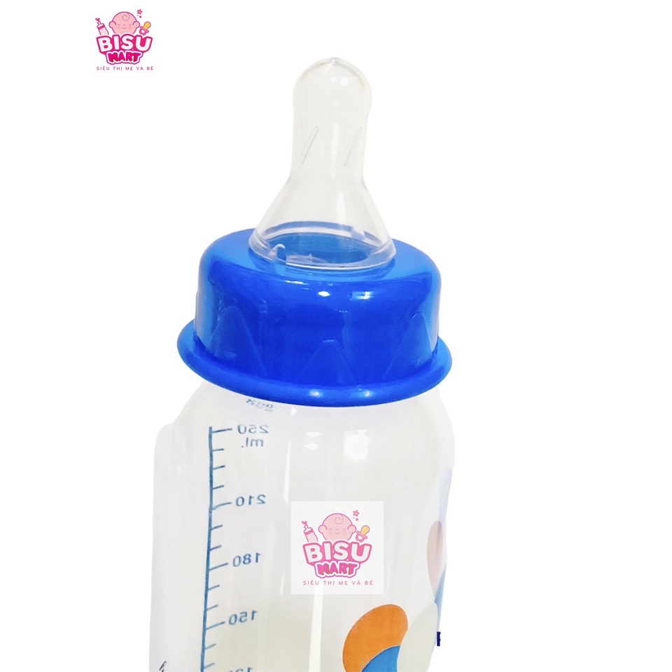 Bình sữa cổ hẹp YUMI 120ml - 240ml (trơn)