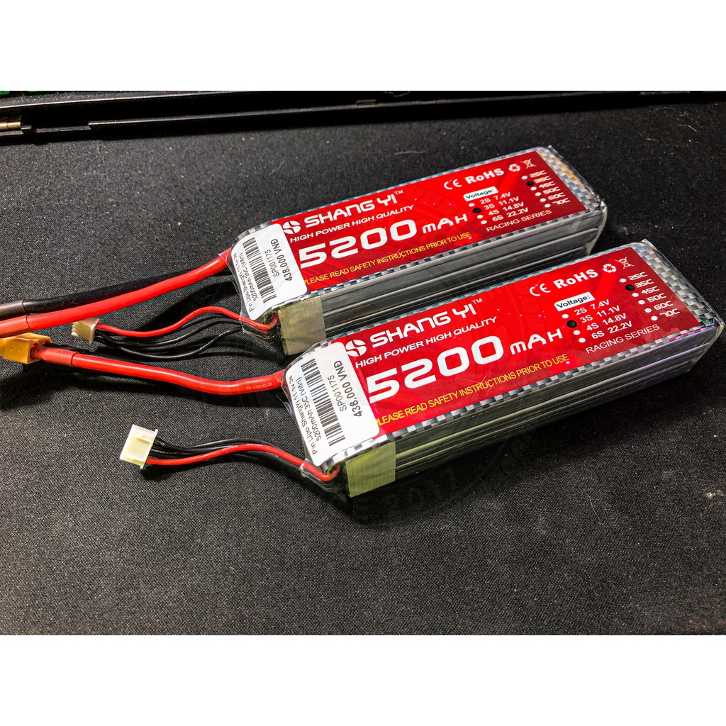 Pin Lipo ShangYi 3S 11.1v 5200mAh 35C