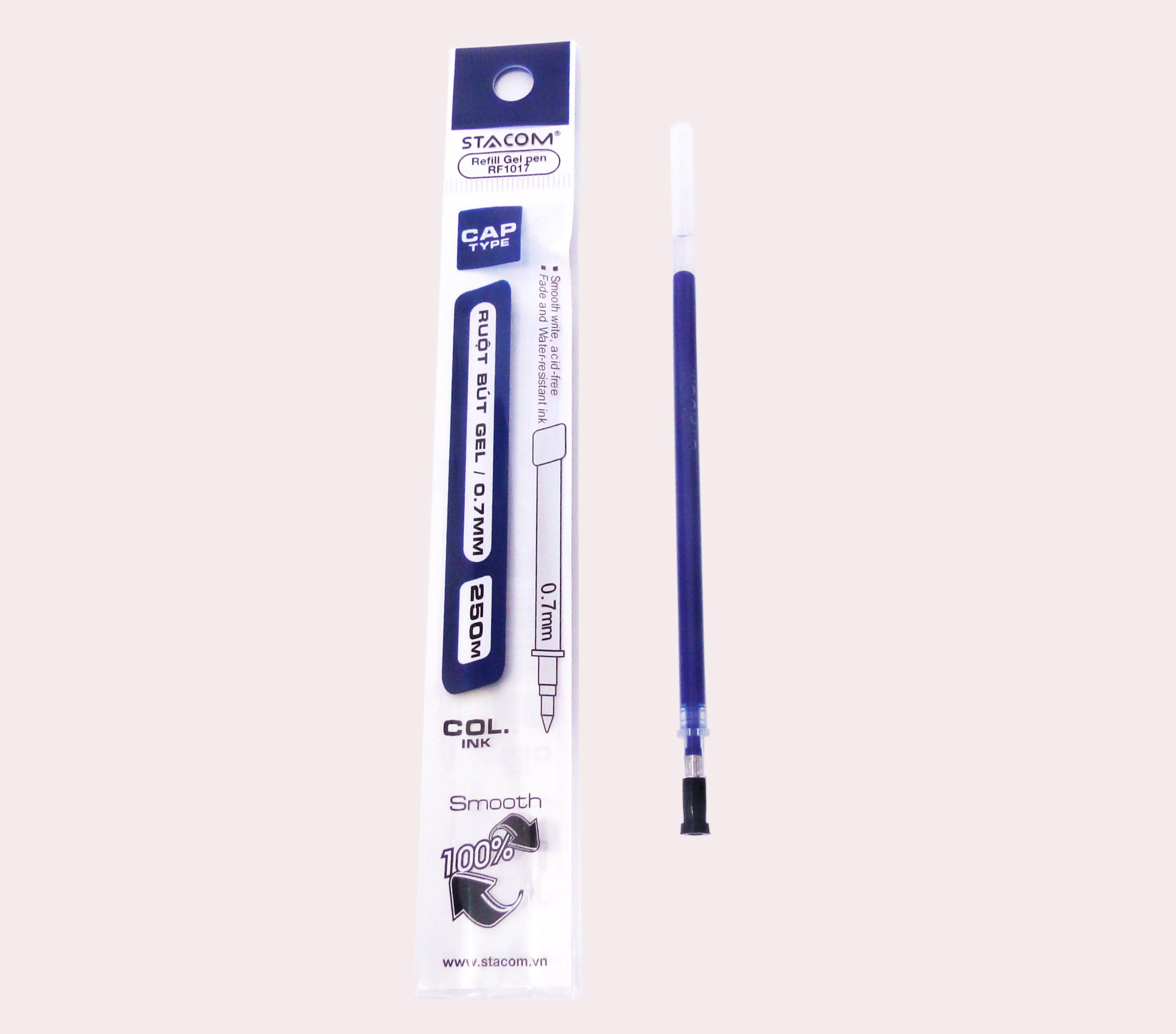 (Set 5 cái) Ruột bút gel 0.7mm stacom - RF1017