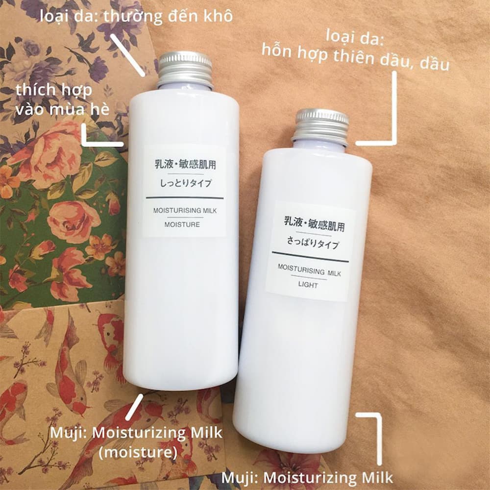 [NHIỀU LOẠI] Sữa dưỡng cấp ẩm Muji 200ml