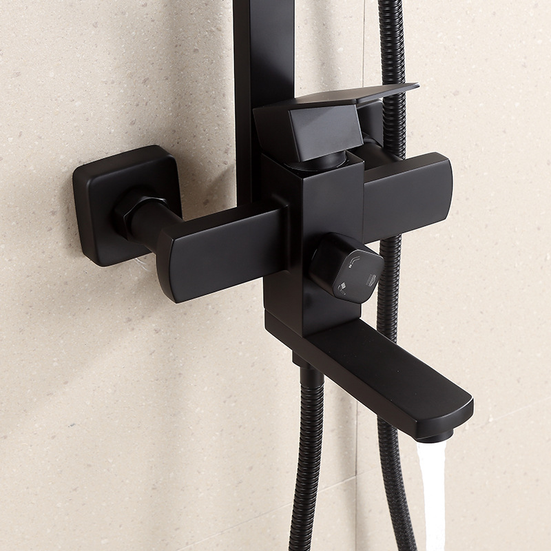 Cây sen tắm nóng lạnh cao cấp Tera Jet Black