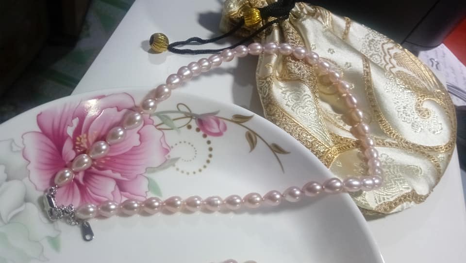 vòng cổ ngọc trai giọt nước cao cấp