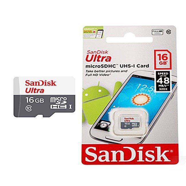 Thẻ nhớ Micro SanDick 16 GB Class 10 ( xám đen)