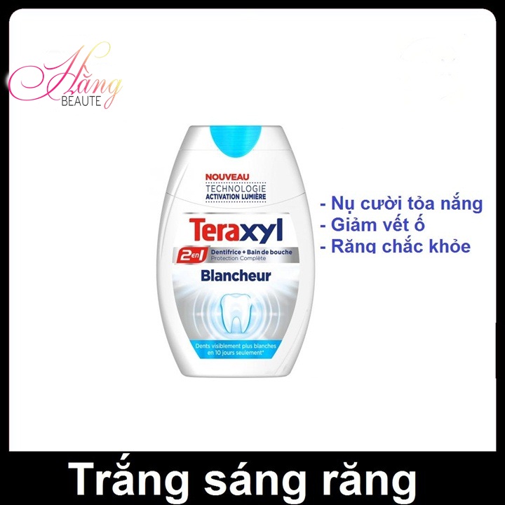 Kem đánh răng Teraxyl màu trắng mẫu mới