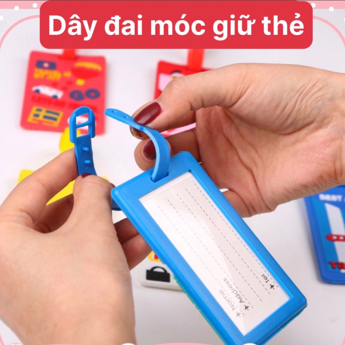 Thẻ tên treo vali, hành lý