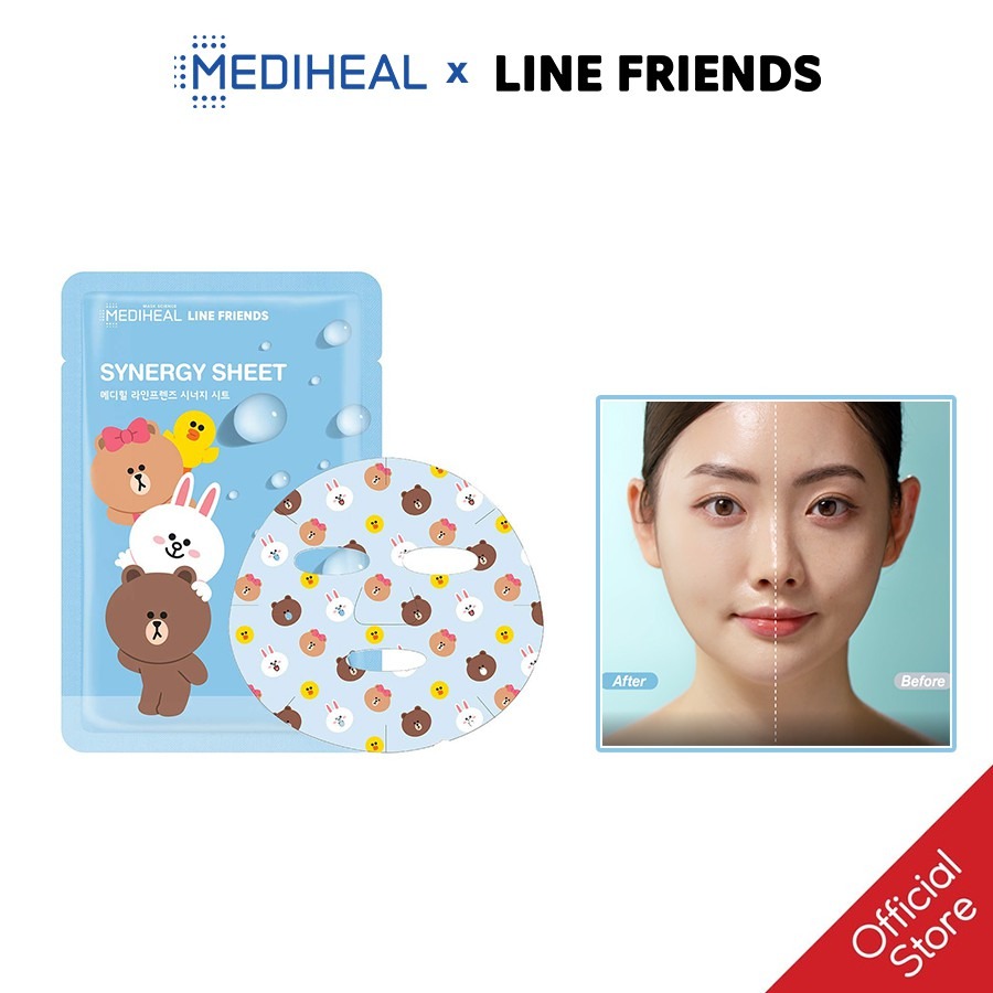 Mặt nạ dưỡng da Mediheal Line Friends 25ml