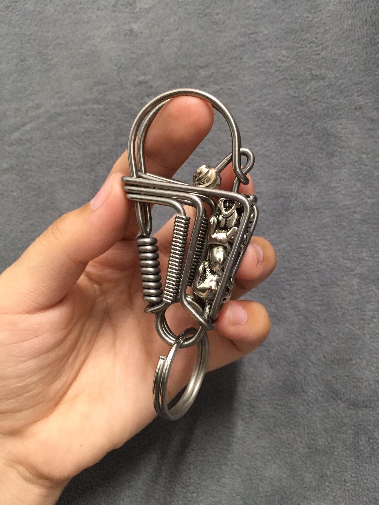 Móc khoá tỳ hưu inox giá rẻ