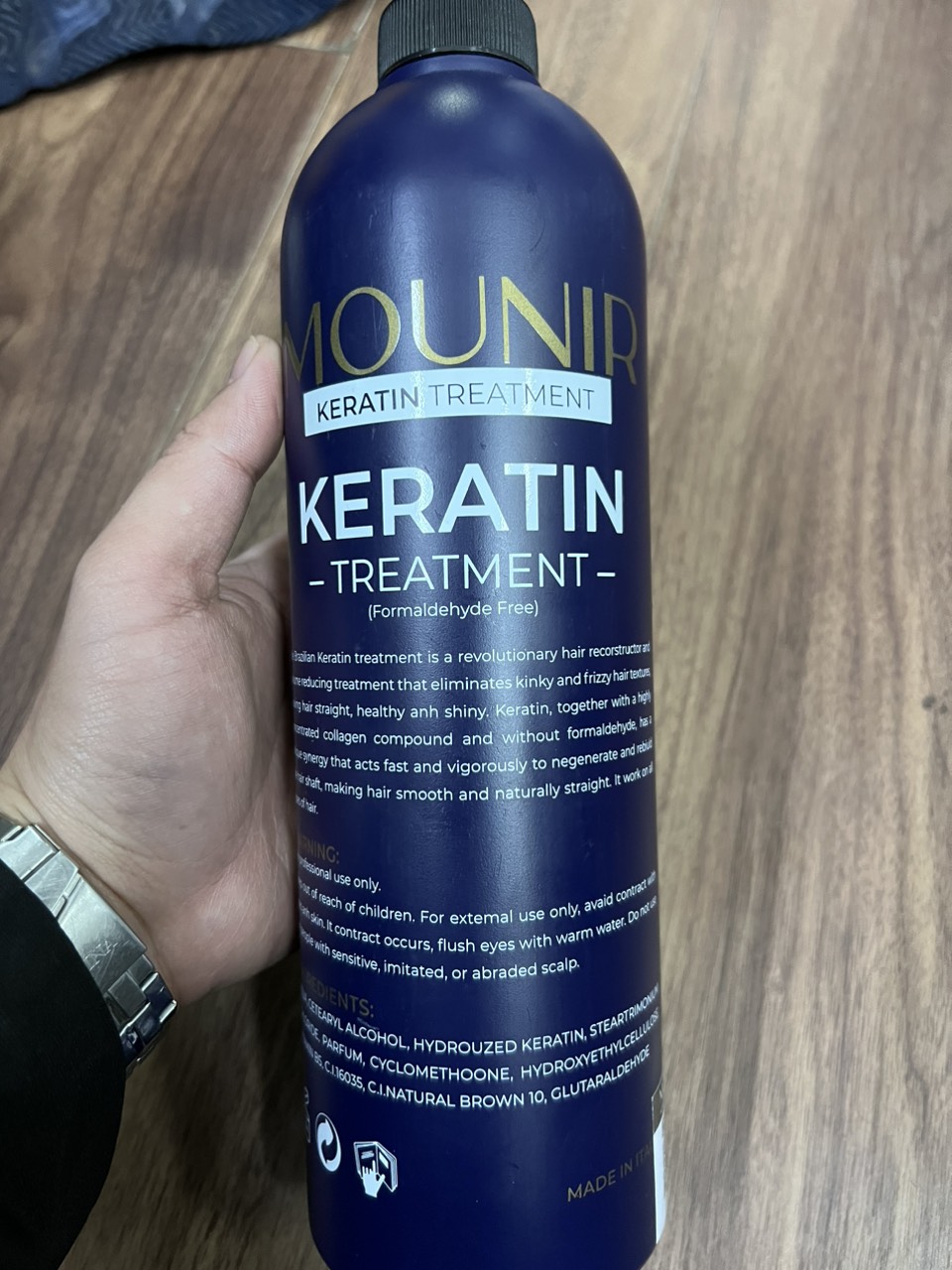 Hấp Siêu Phục Hồi Mounir Keratin Treatment 1000ml