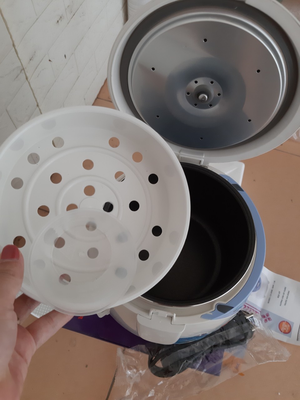 [NHỎ+ XINH] NỒI CƠM ĐIỆN CAO CẤP AULUX 1 LÍT LS-10M8- Nồi cơm Mini