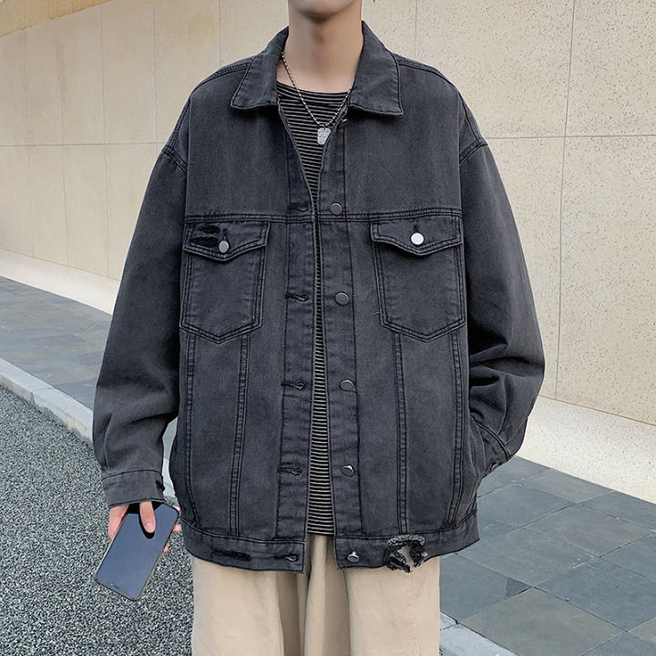 fried denim jacket