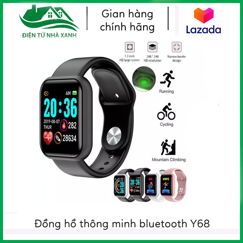 >> BÁO GIÁ ĐỒNG HỒ THÔNG MINH Y68, ĐỒNG HỒ THÔNG MINH KẾT NỐI BLUETOOTH, ĐỒNG HỒ THỂ THAO THEO DÕI SỨC KHỎE, GIẤC NGỦ, ĐO | Shopee Lazada Sendo Tiki mới nhất 28 Đồng hồ thông minh Y68, đồng hồ thông minh kết nối bluetooth, đồng hồ thể thao theo dõi sức khỏe, giấc ngủ, đo nhịp tim, đo lượng calo khi chơi thể thao