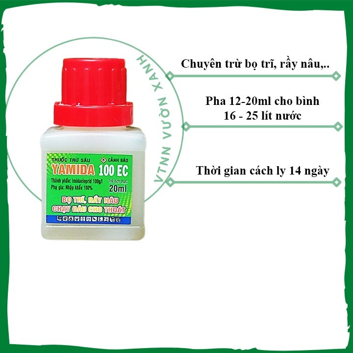 Thuốc diệt bọ trĩ Yamida 100EE 20ml